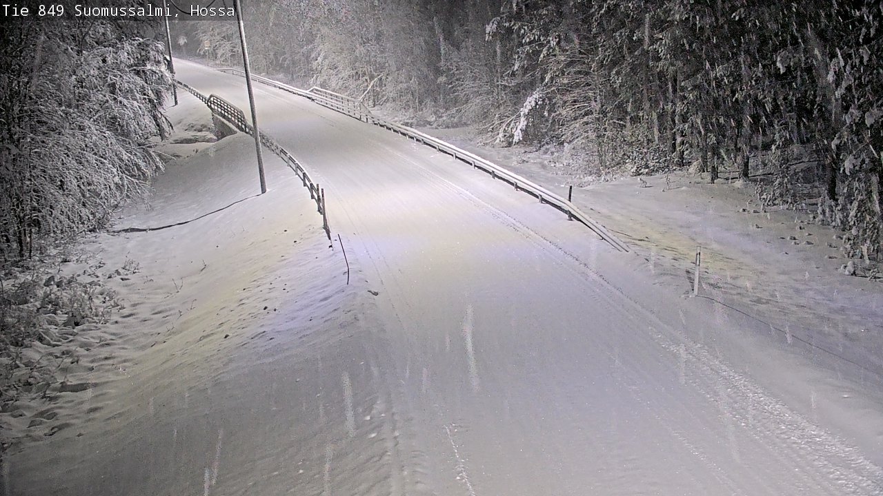 Weather Camera Image Road 950 843 Suomussalmi, Hossa, Suomussalmi, Kainuu