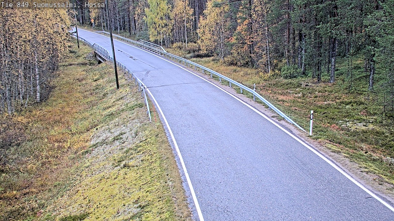 Weather Camera Image Road 950 843 Suomussalmi, Hossa, Suomussalmi, Kainuu