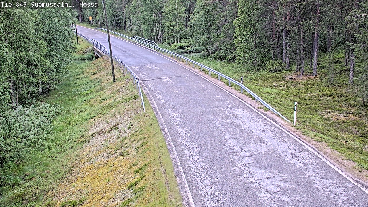 Kelikamerat Kuva Tie 843 Suomussalmi, Hossa, Suomussalmi, Kainuu