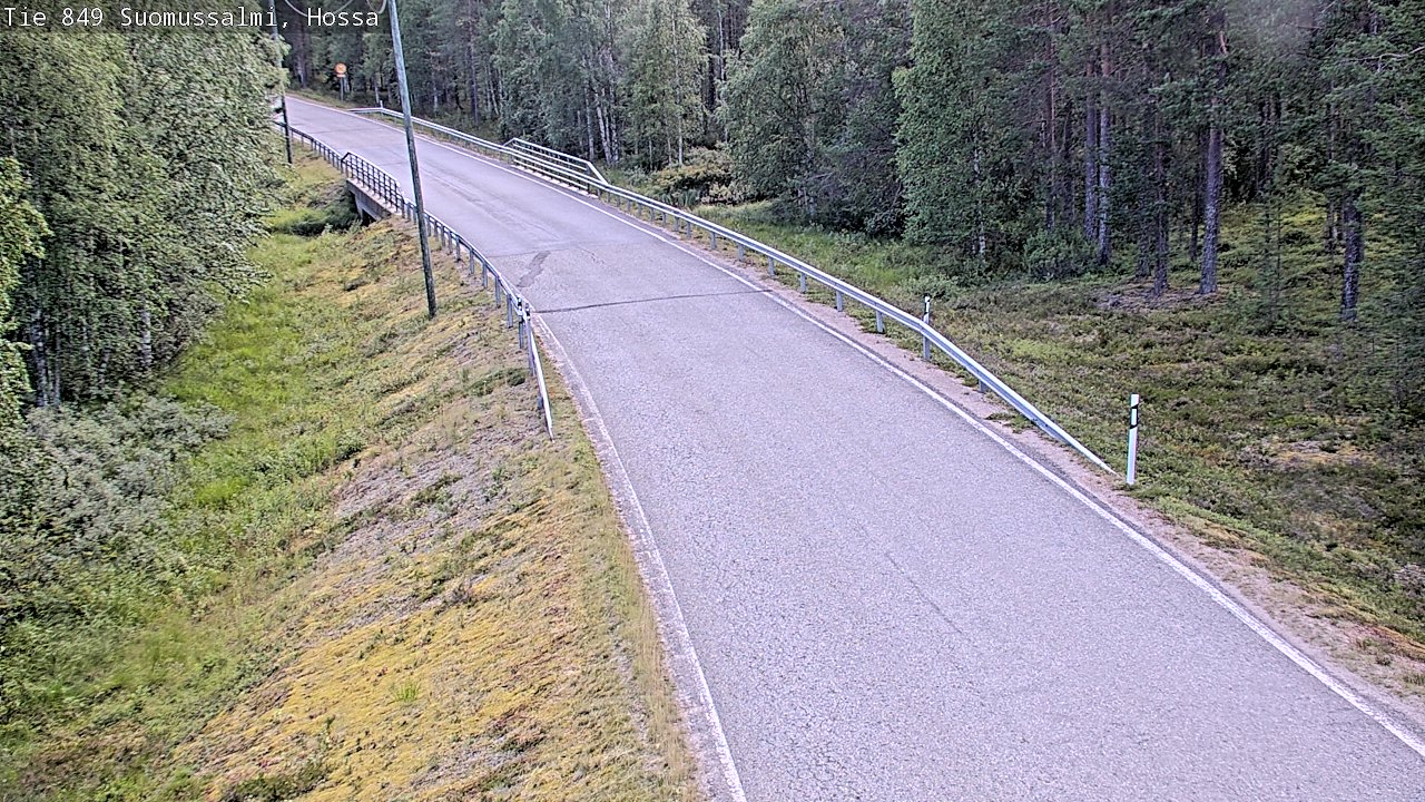 Kelikamerat Kuva Tie 843 Suomussalmi, Hossa, Suomussalmi, Kainuu