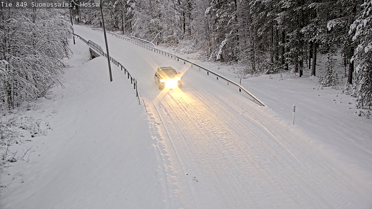 Weather Camera Image Road 950 843 Suomussalmi, Hossa, Suomussalmi, Kainuu