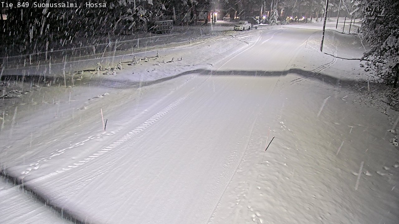 Weather Camera Image Road 950 843 Suomussalmi, Hossa, Suomussalmi, Kainuu