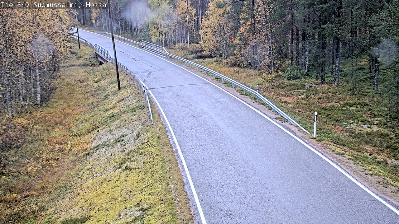 Weather Camera Image Road 950 843 Suomussalmi, Hossa, Suomussalmi, Kainuu