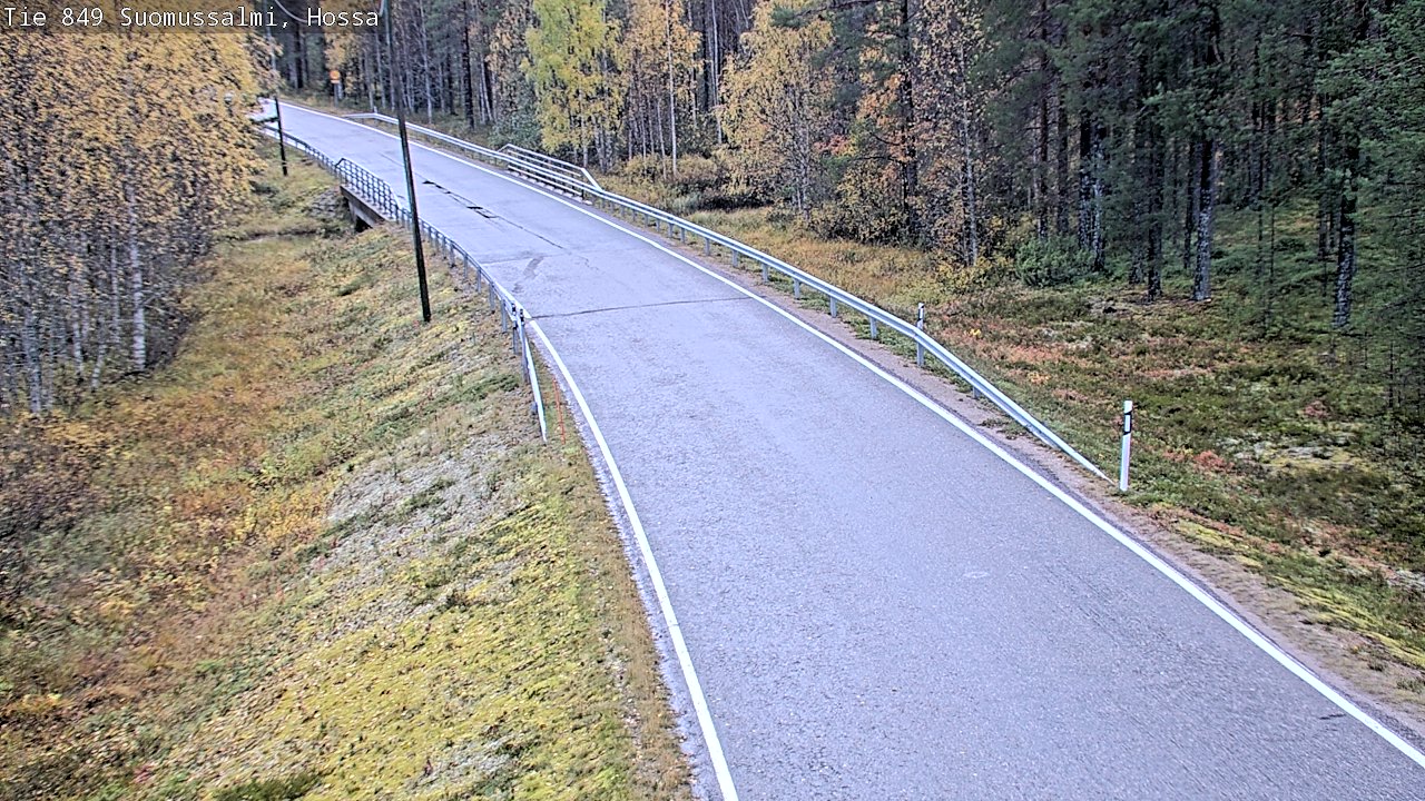 Weather Camera Image Road 950 843 Suomussalmi, Hossa, Suomussalmi, Kainuu