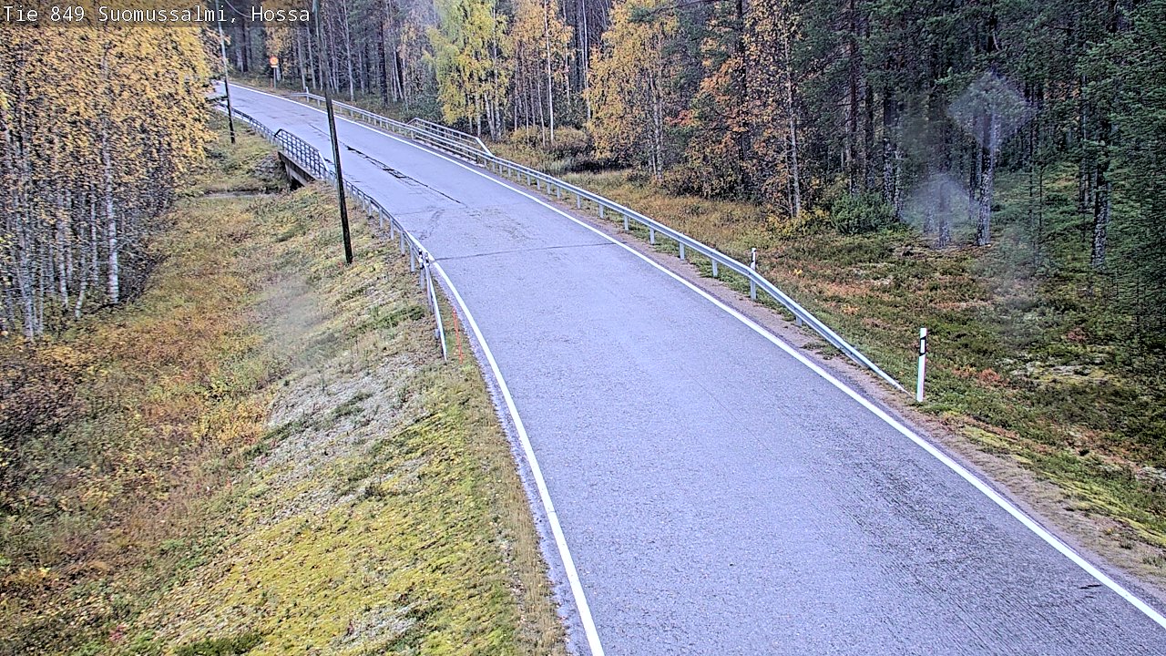 Weather Camera Image Road 950 843 Suomussalmi, Hossa, Suomussalmi, Kainuu