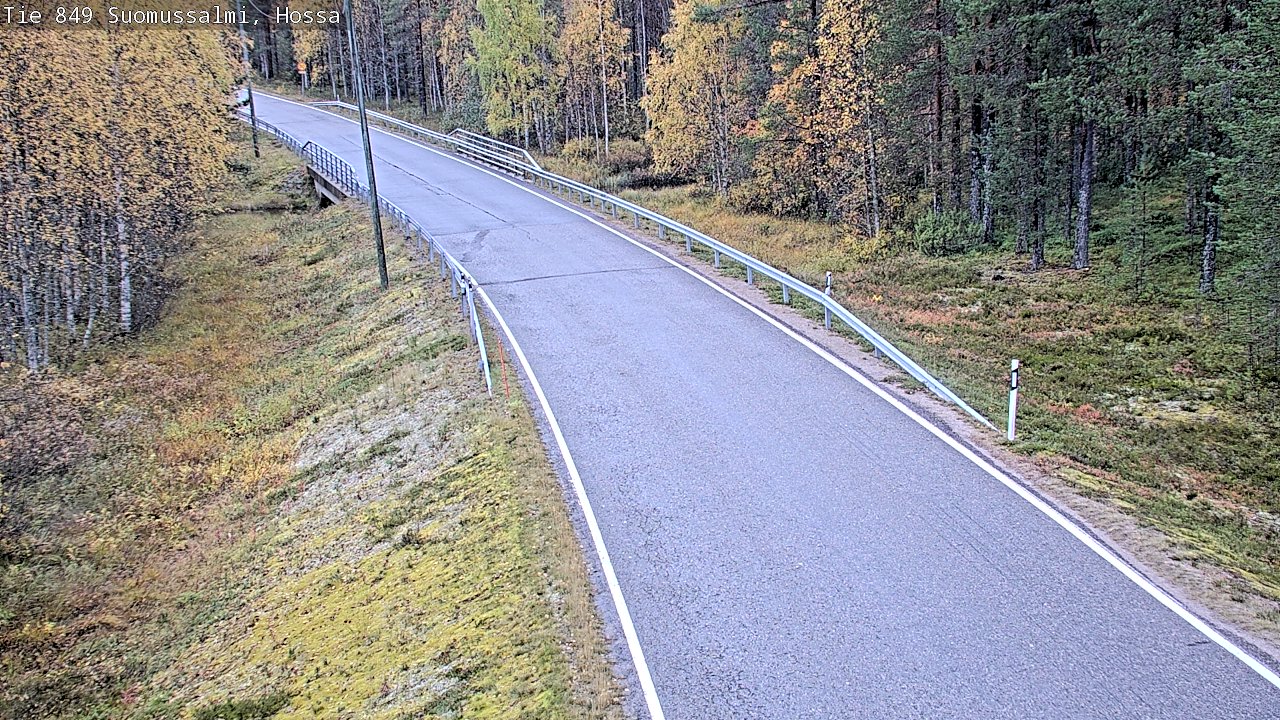 Kelikamerat Kuva Tie 843 Suomussalmi, Hossa, Suomussalmi, Kainuu