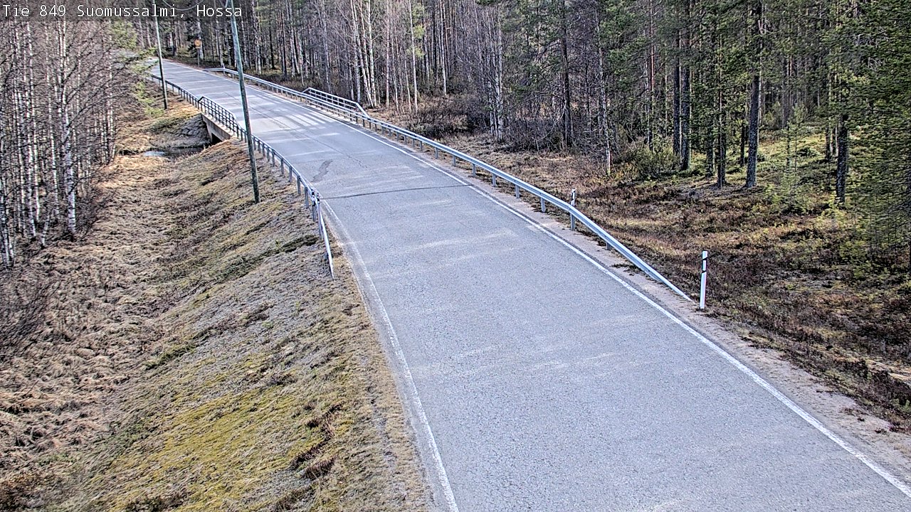 Kelikamerat Kuva Tie 843 Suomussalmi, Hossa, Suomussalmi, Kainuu