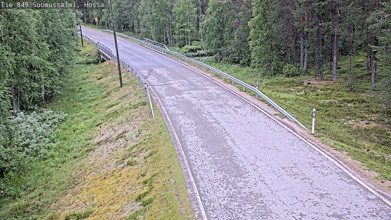 Kelikamerat Kuva Tie 843 Suomussalmi, Hossa, Suomussalmi, Kainuu