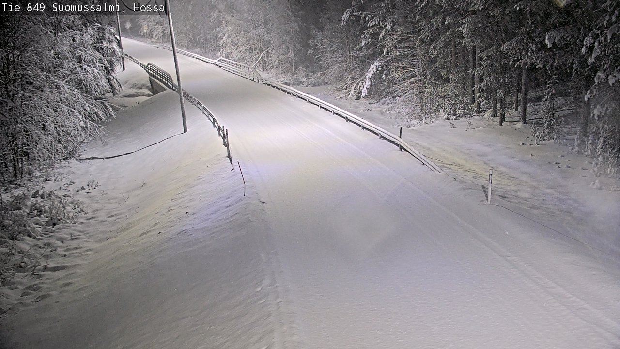 Weather Camera Image Road 950 843 Suomussalmi, Hossa, Suomussalmi, Kainuu