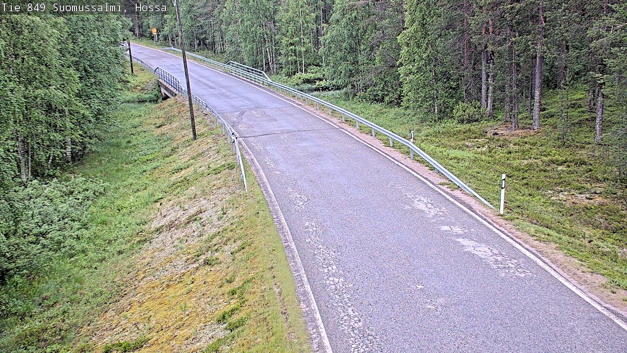 Kelikamerat Kuva Tie 843 Suomussalmi, Hossa, Suomussalmi, Kainuu