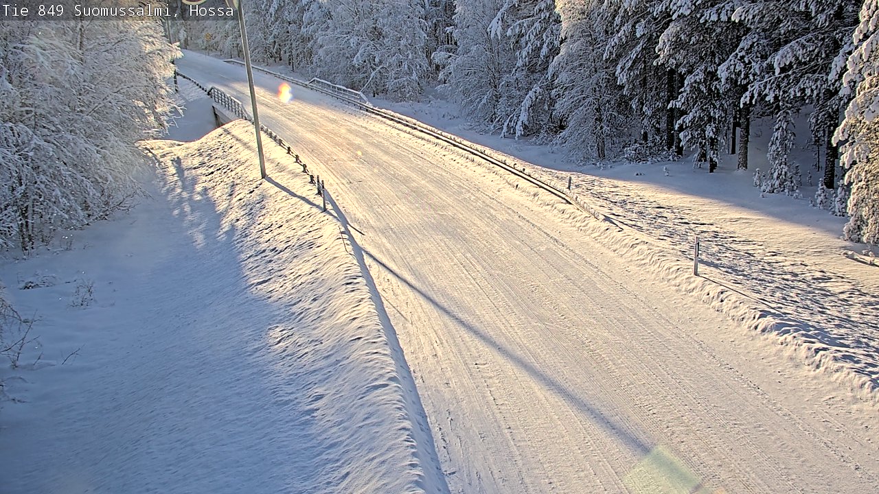 Kelikamerat Kuva Tie 843 Suomussalmi, Hossa, Suomussalmi, Kainuu