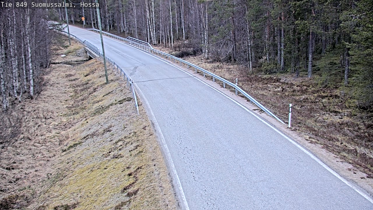 Kelikamerat Kuva Tie 843 Suomussalmi, Hossa, Suomussalmi, Kainuu
