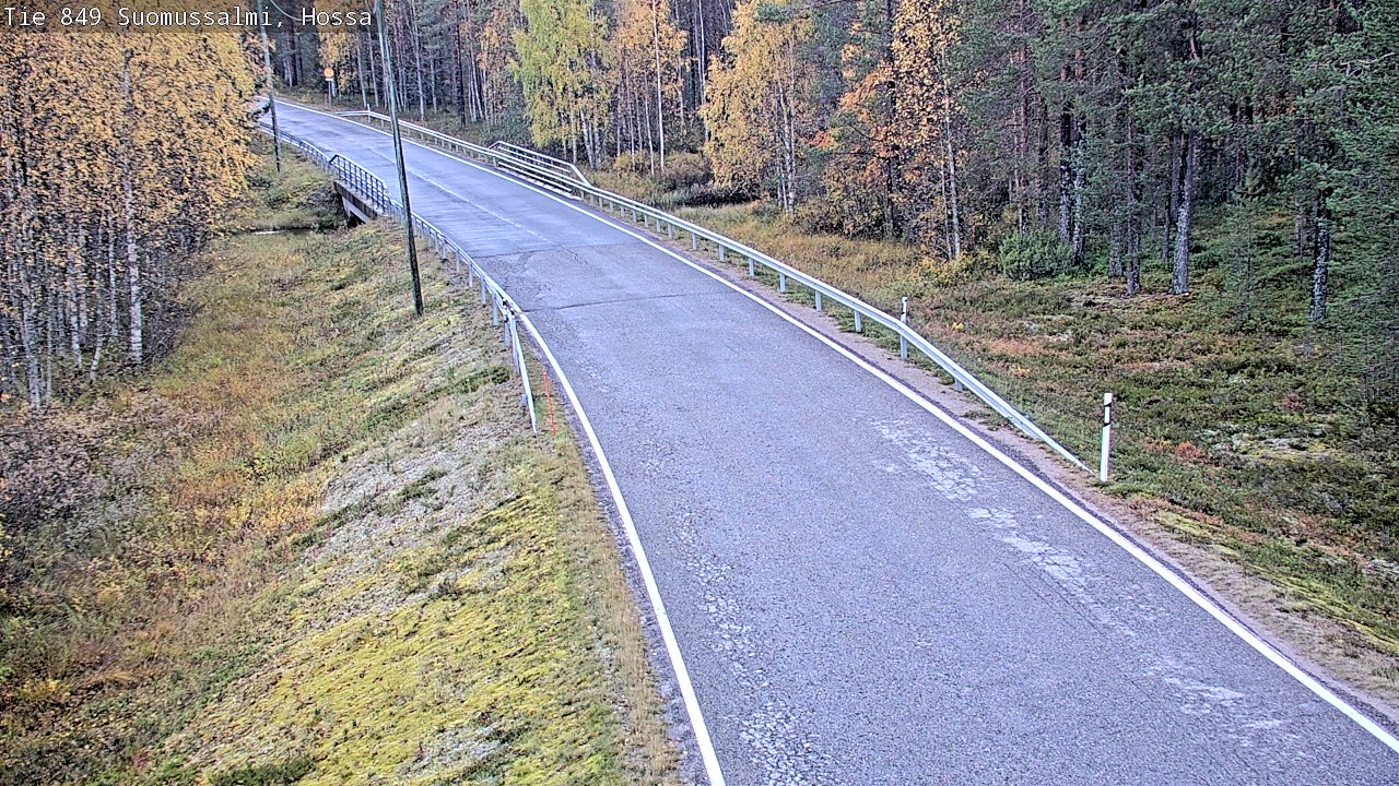 Kelikamerat Kuva Tie 843 Suomussalmi, Hossa, Suomussalmi, Kainuu
