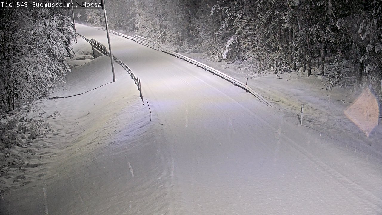 Weather Camera Image Road 950 843 Suomussalmi, Hossa, Suomussalmi, Kainuu