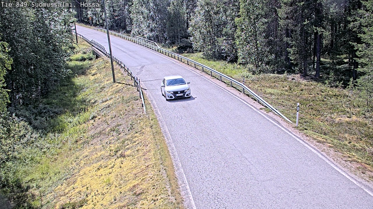 Kelikamerat Kuva Tie 843 Suomussalmi, Hossa, Suomussalmi, Kainuu