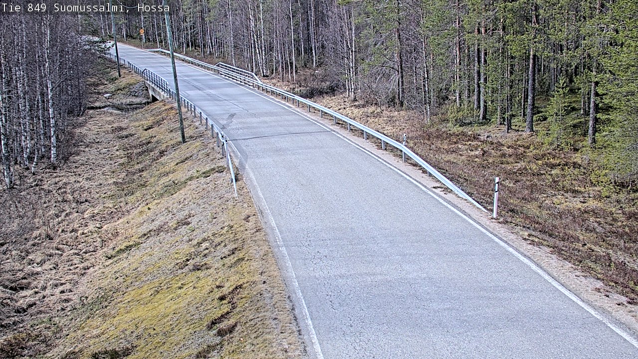 Kelikamerat Kuva Tie 843 Suomussalmi, Hossa, Suomussalmi, Kainuu