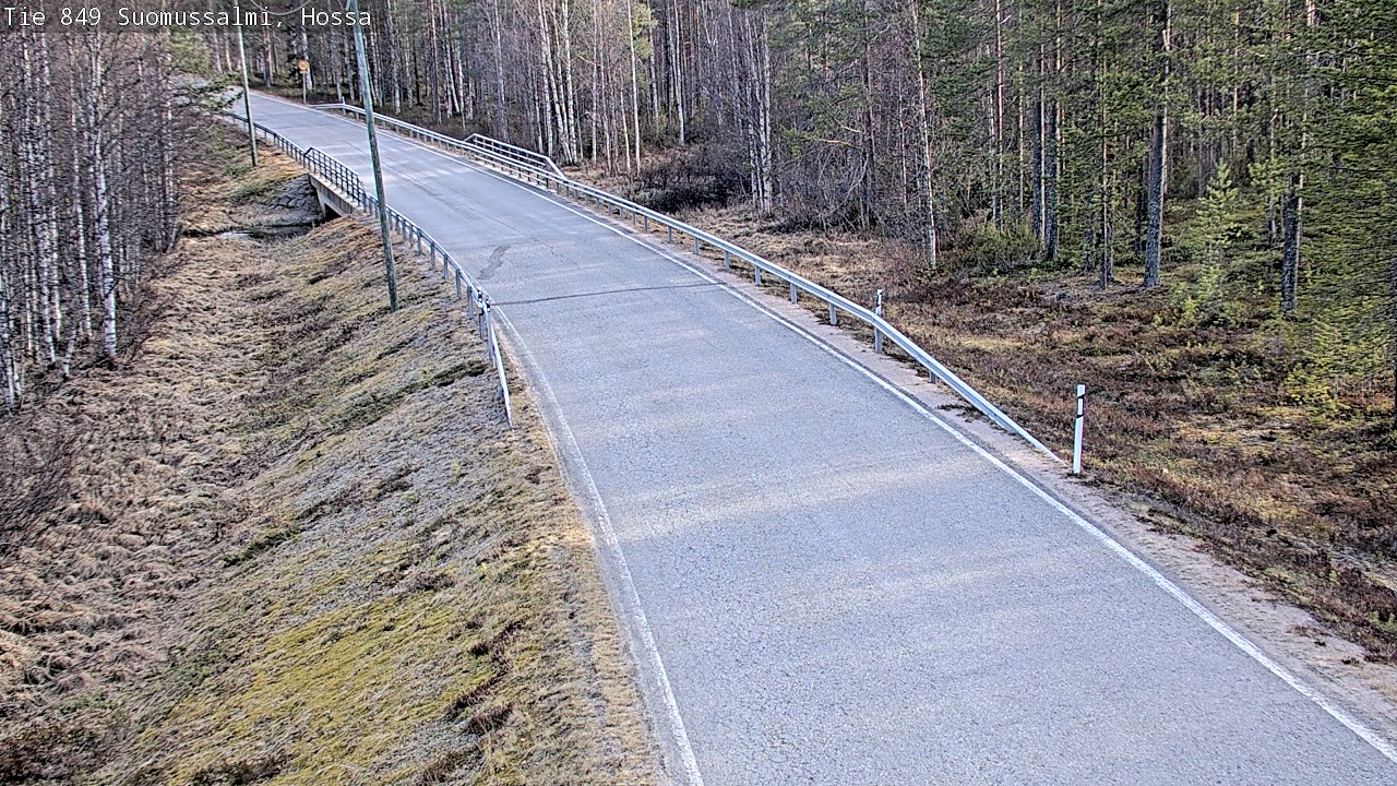 Kelikamerat Kuva Tie 843 Suomussalmi, Hossa, Suomussalmi, Kainuu