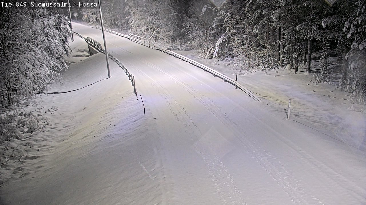 Weather Camera Image Road 950 843 Suomussalmi, Hossa, Suomussalmi, Kainuu