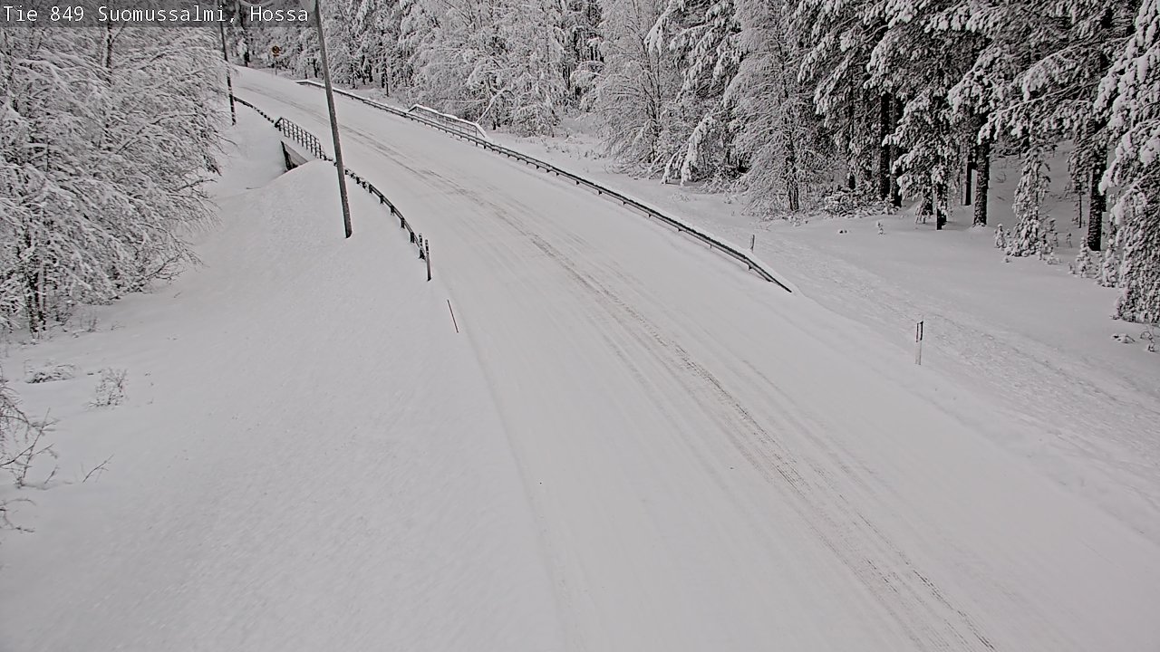 Kelikamerat Kuva Tie 843 Suomussalmi, Hossa, Suomussalmi, Kainuu