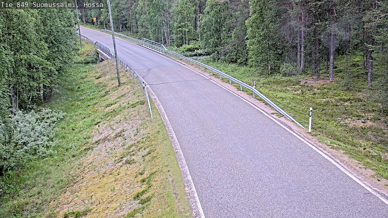 Kelikamerat Kuva Tie 843 Suomussalmi, Hossa, Suomussalmi, Kainuu