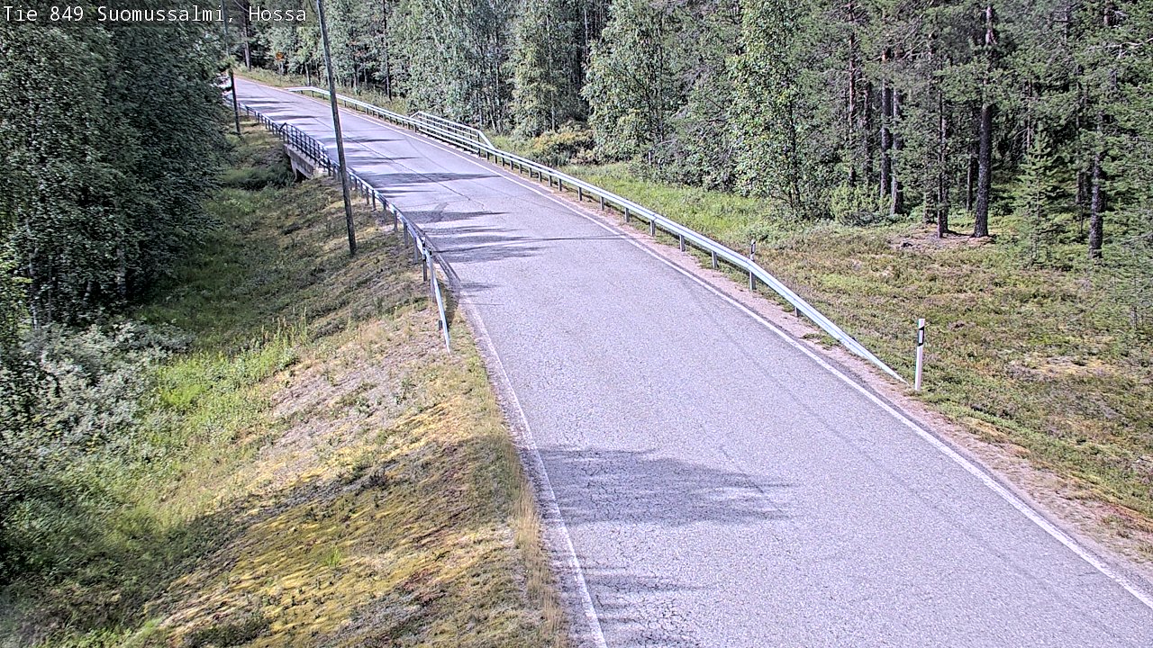 Kelikamerat Kuva Tie 843 Suomussalmi, Hossa, Suomussalmi, Kainuu