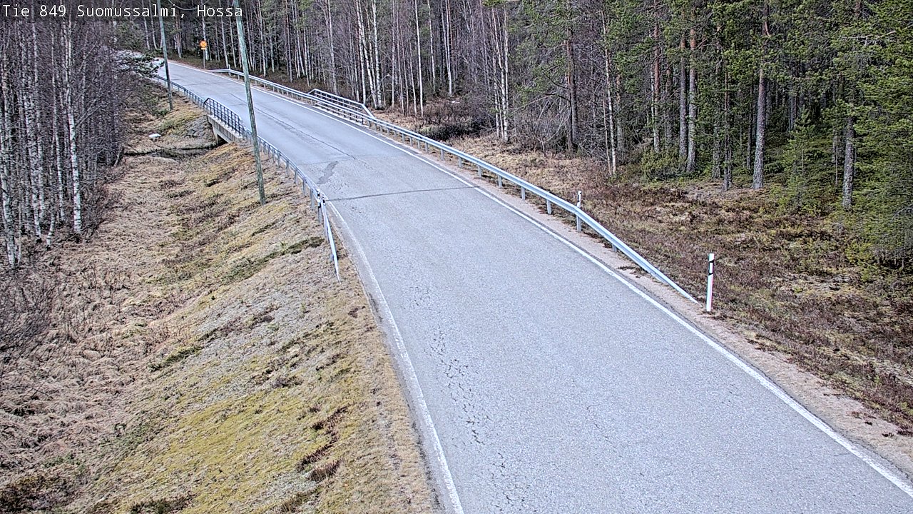 Kelikamerat Kuva Tie 843 Suomussalmi, Hossa, Suomussalmi, Kainuu