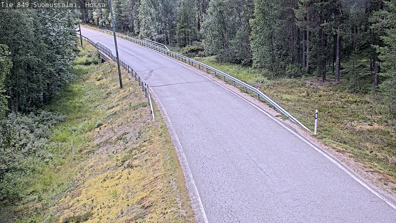 Kelikamerat Kuva Tie 843 Suomussalmi, Hossa, Suomussalmi, Kainuu
