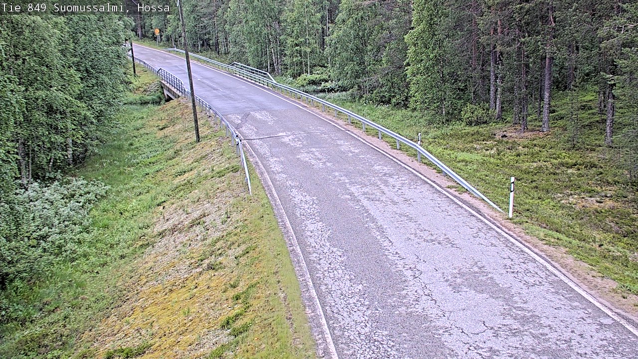 Kelikamerat Kuva Tie 843 Suomussalmi, Hossa, Suomussalmi, Kainuu