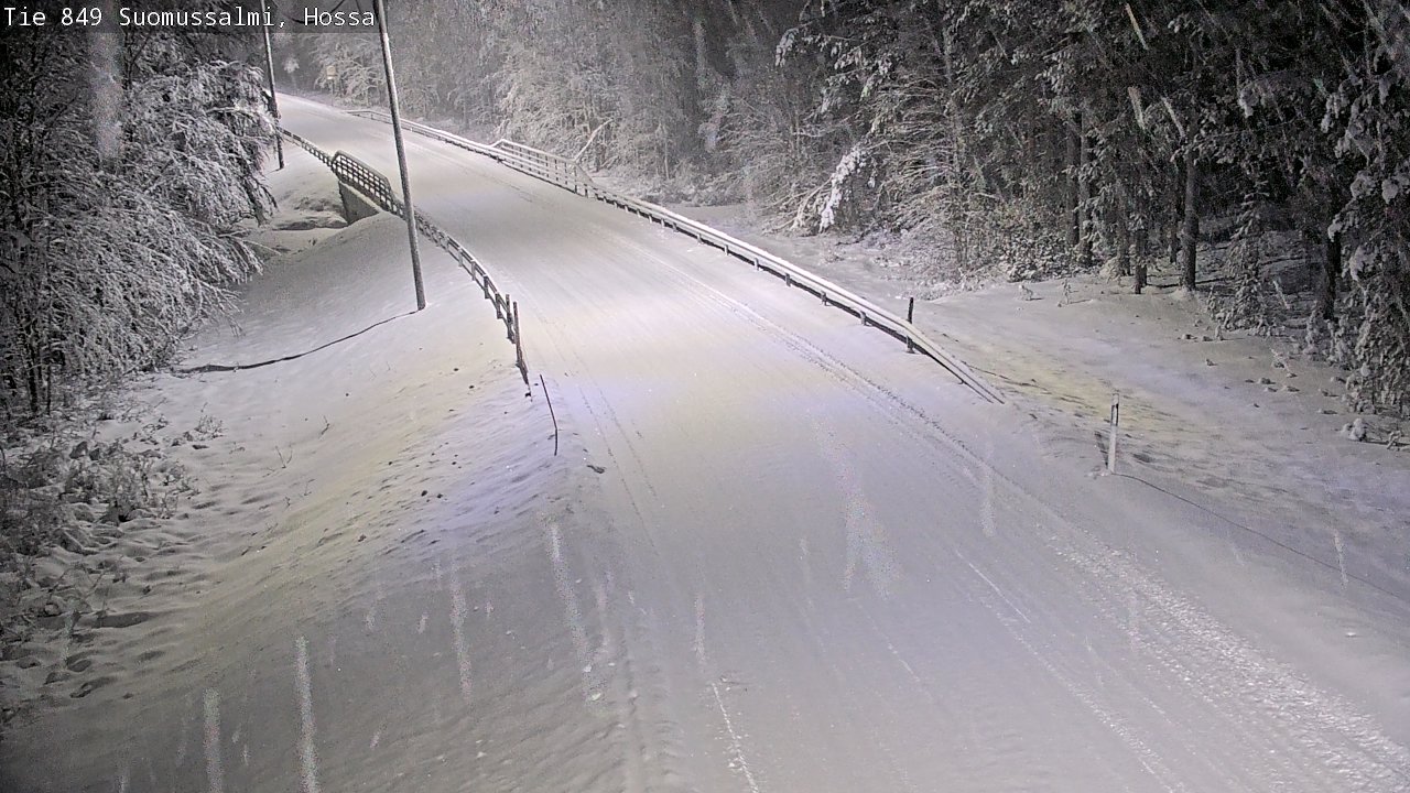Weather Camera Image Road 950 843 Suomussalmi, Hossa, Suomussalmi, Kainuu