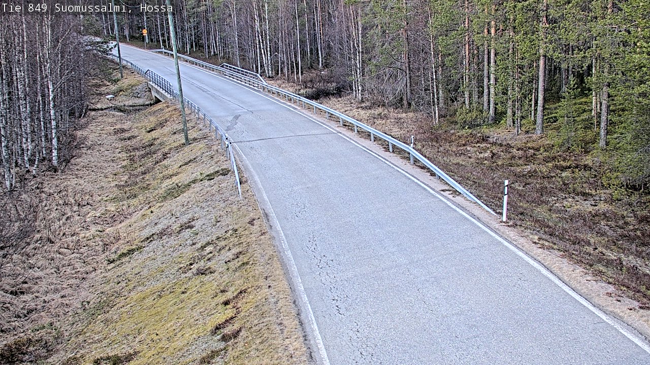 Kelikamerat Kuva Tie 843 Suomussalmi, Hossa, Suomussalmi, Kainuu