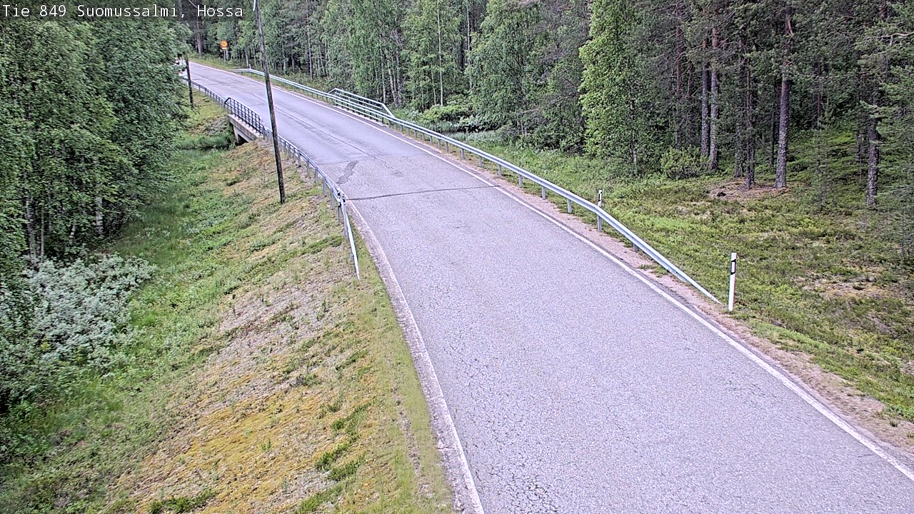 Kelikamerat Kuva Tie 843 Suomussalmi, Hossa, Suomussalmi, Kainuu