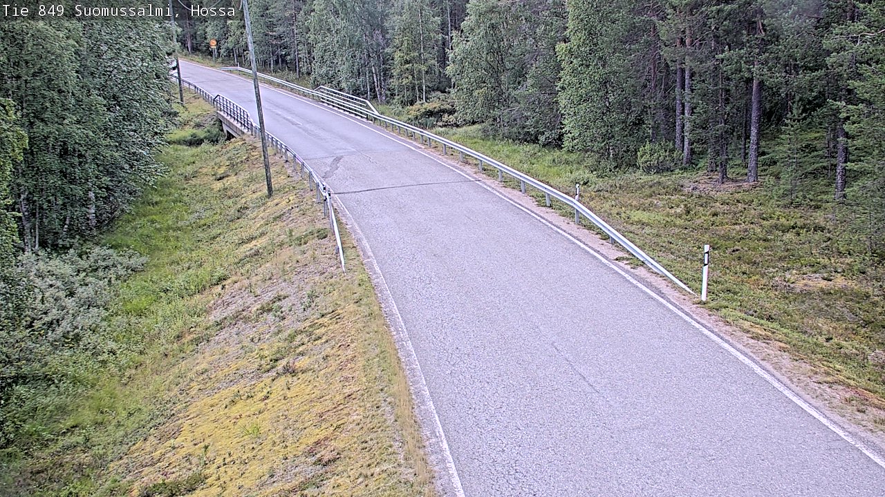 Kelikamerat Kuva Tie 843 Suomussalmi, Hossa, Suomussalmi, Kainuu