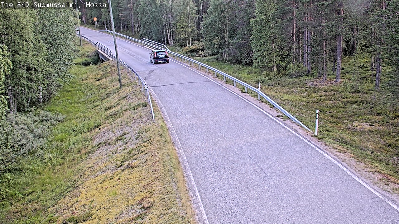 Kelikamerat Kuva Tie 843 Suomussalmi, Hossa, Suomussalmi, Kainuu