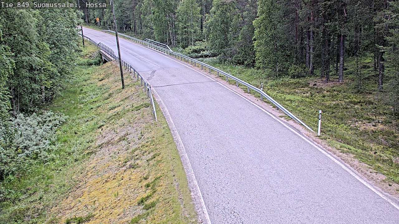 Kelikamerat Kuva Tie 843 Suomussalmi, Hossa, Suomussalmi, Kainuu