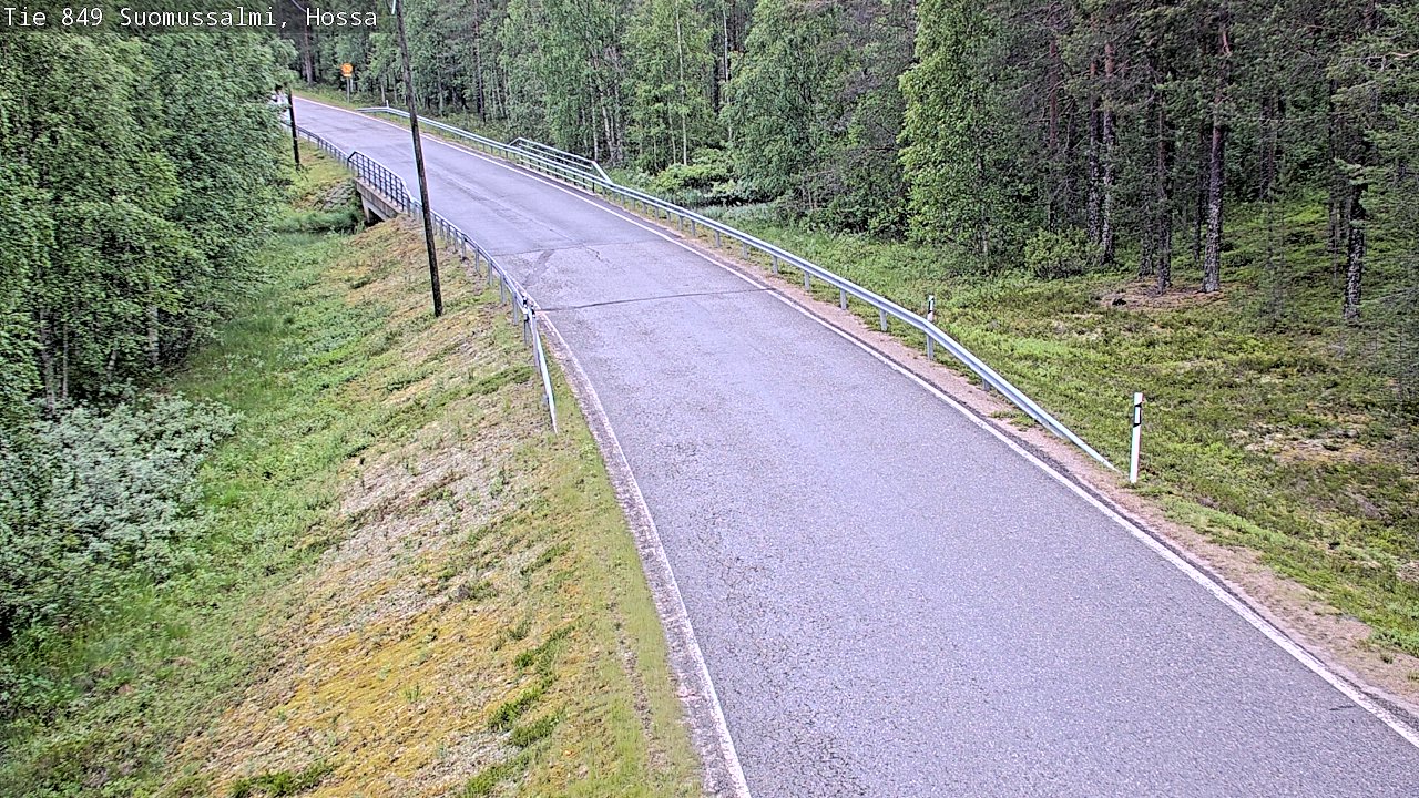 Kelikamerat Kuva Tie 843 Suomussalmi, Hossa, Suomussalmi, Kainuu