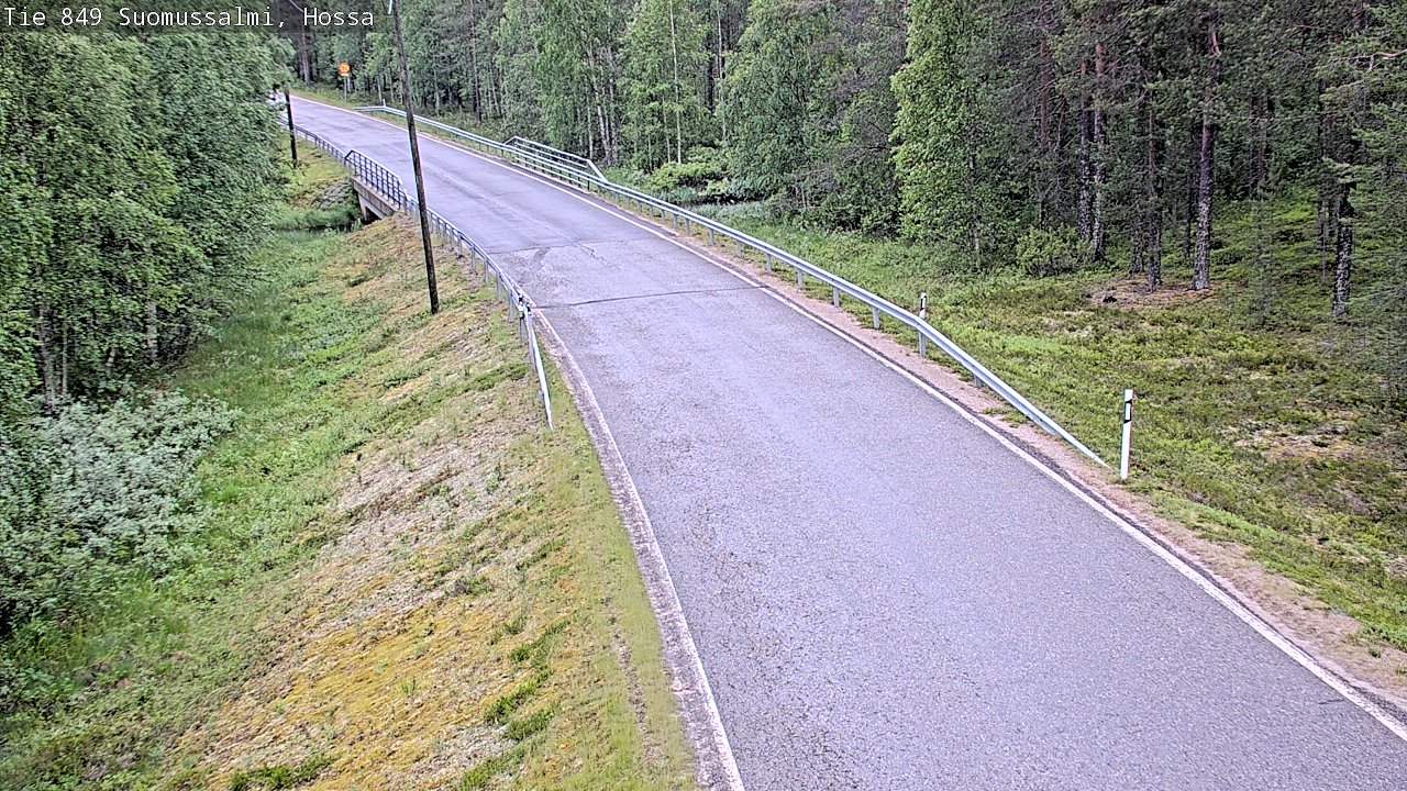 Kelikamerat Kuva Tie 843 Suomussalmi, Hossa, Suomussalmi, Kainuu