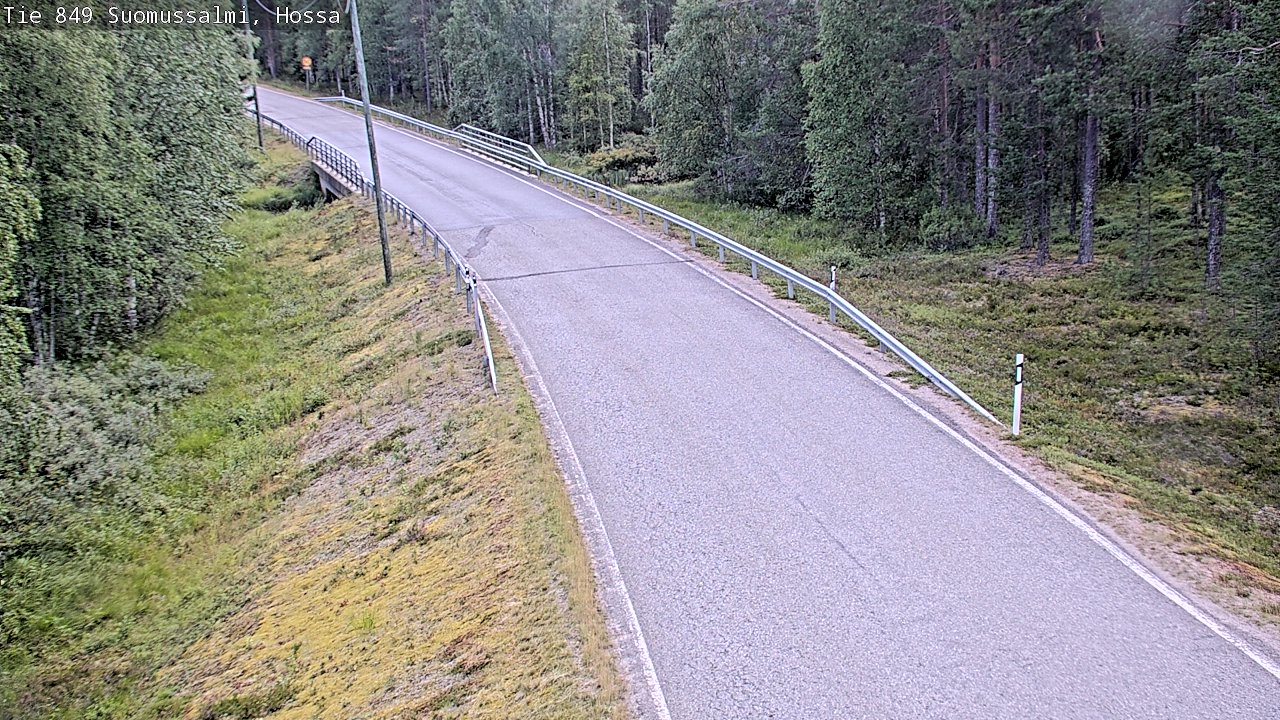 Kelikamerat Kuva Tie 843 Suomussalmi, Hossa, Suomussalmi, Kainuu