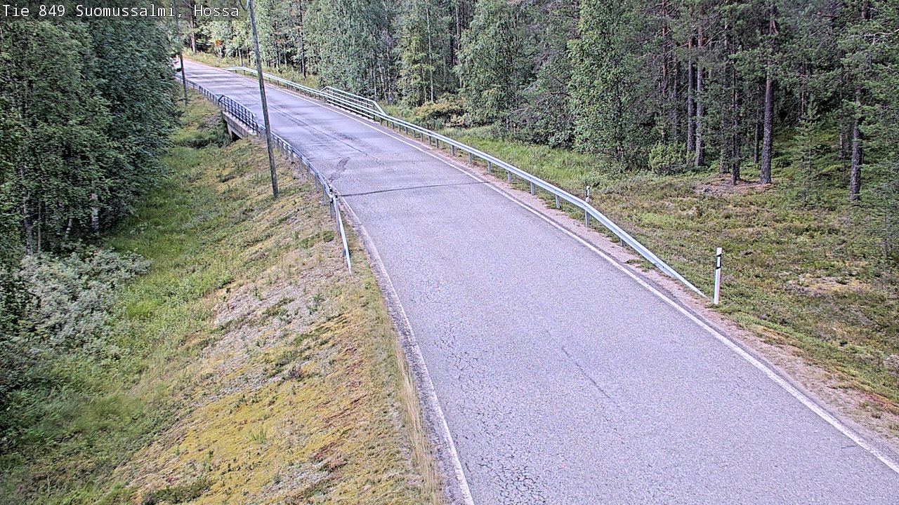 Kelikamerat Kuva Tie 843 Suomussalmi, Hossa, Suomussalmi, Kainuu