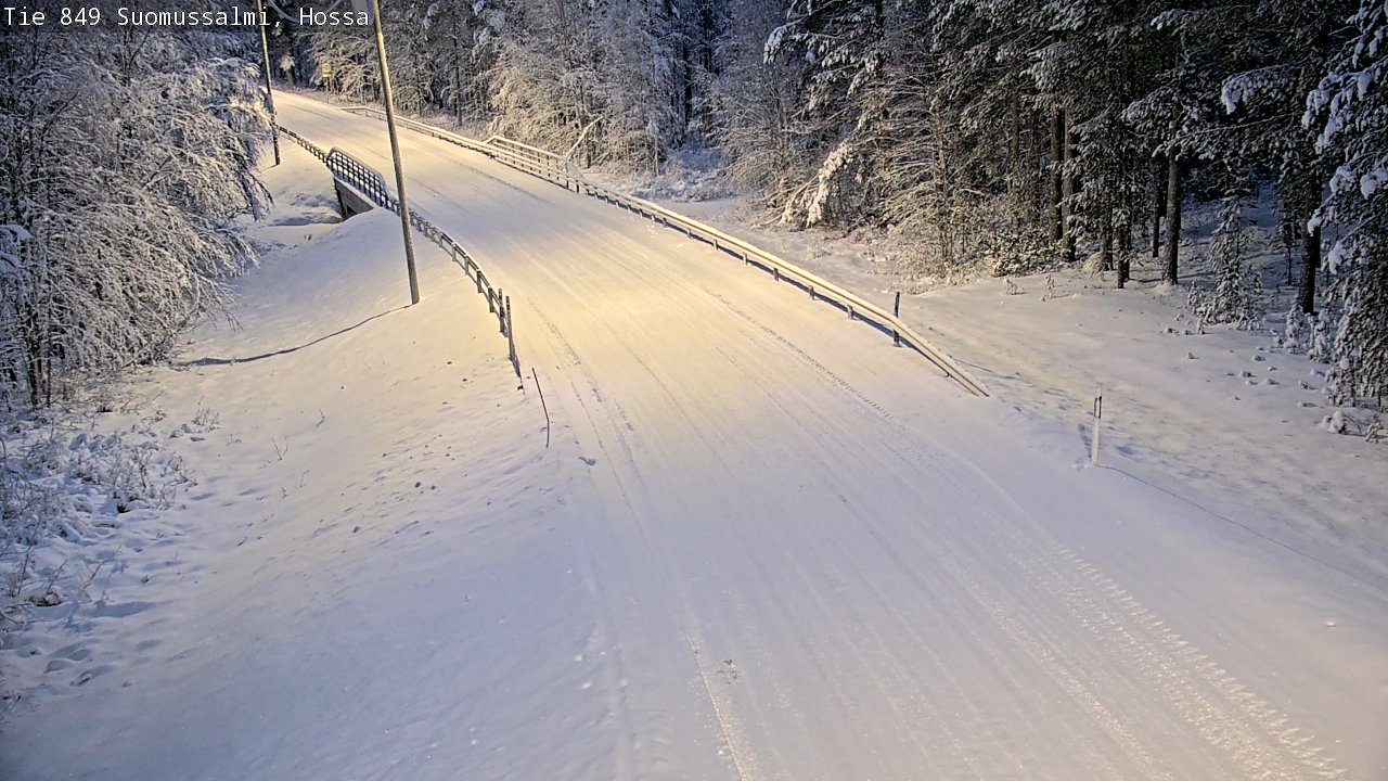 Weather Camera Image Road 950 843 Suomussalmi, Hossa, Suomussalmi, Kainuu