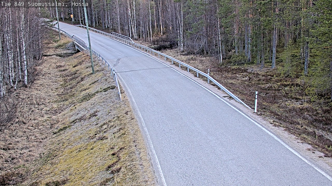 Kelikamerat Kuva Tie 843 Suomussalmi, Hossa, Suomussalmi, Kainuu