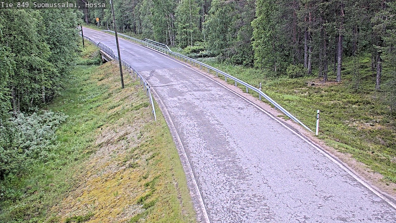 Kelikamerat Kuva Tie 843 Suomussalmi, Hossa, Suomussalmi, Kainuu