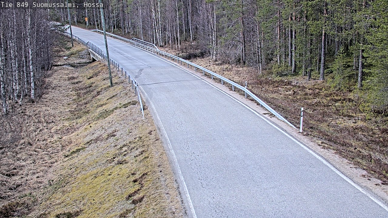 Kelikamerat Kuva Tie 843 Suomussalmi, Hossa, Suomussalmi, Kainuu