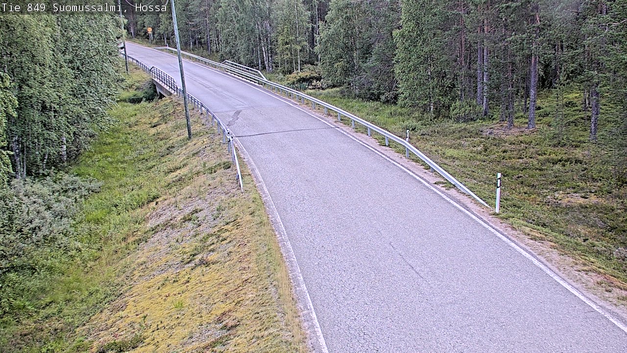 Kelikamerat Kuva Tie 843 Suomussalmi, Hossa, Suomussalmi, Kainuu