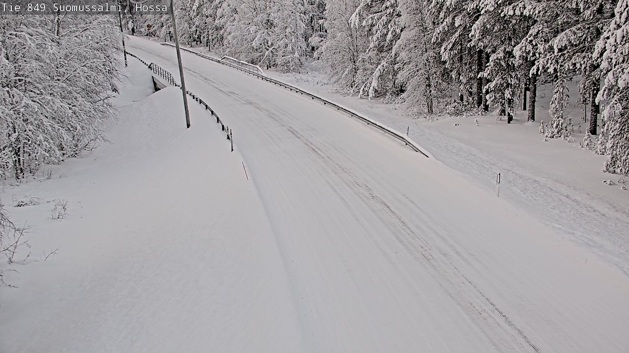 Weather Camera Image Road 950 843 Suomussalmi, Hossa, Suomussalmi, Kainuu