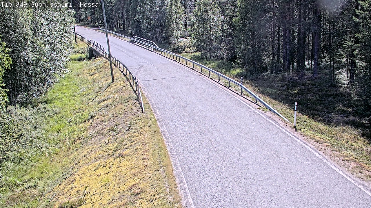 Kelikamerat Kuva Tie 843 Suomussalmi, Hossa, Suomussalmi, Kainuu