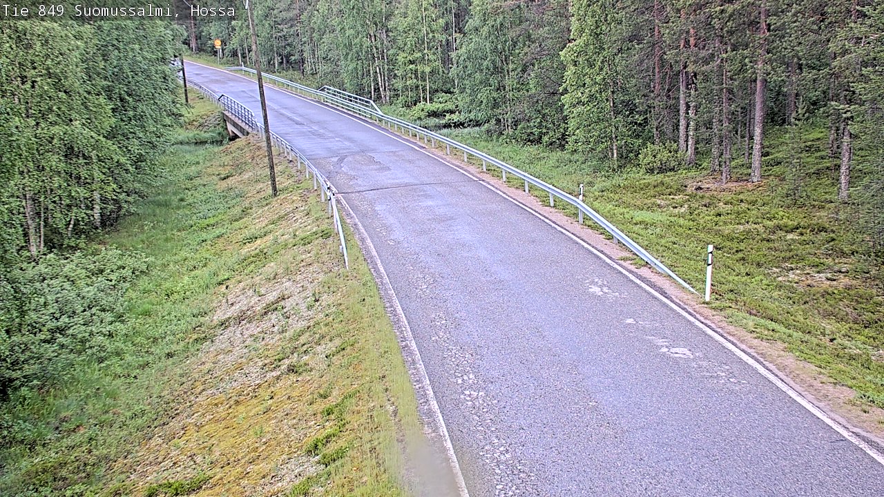 Kelikamerat Kuva Tie 843 Suomussalmi, Hossa, Suomussalmi, Kainuu
