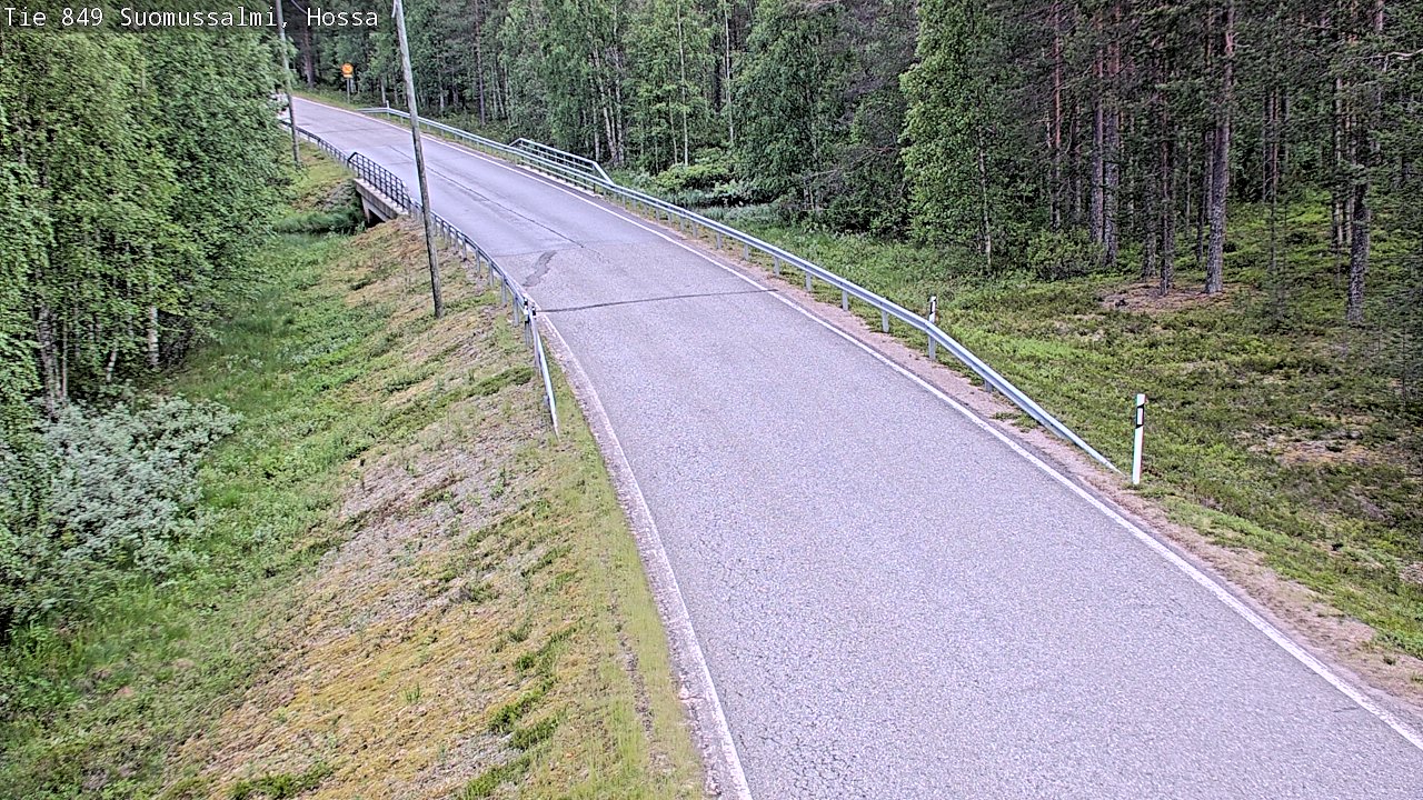 Kelikamerat Kuva Tie 843 Suomussalmi, Hossa, Suomussalmi, Kainuu