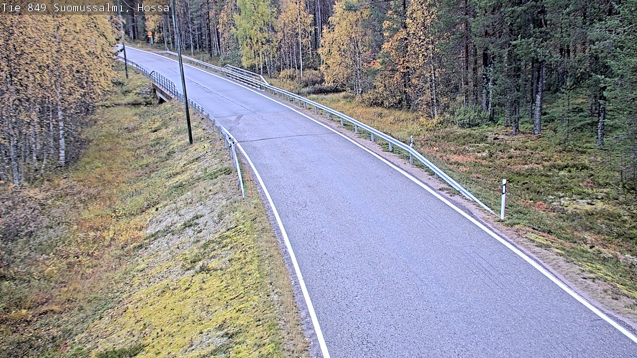 Kelikamerat Kuva Tie 843 Suomussalmi, Hossa, Suomussalmi, Kainuu
