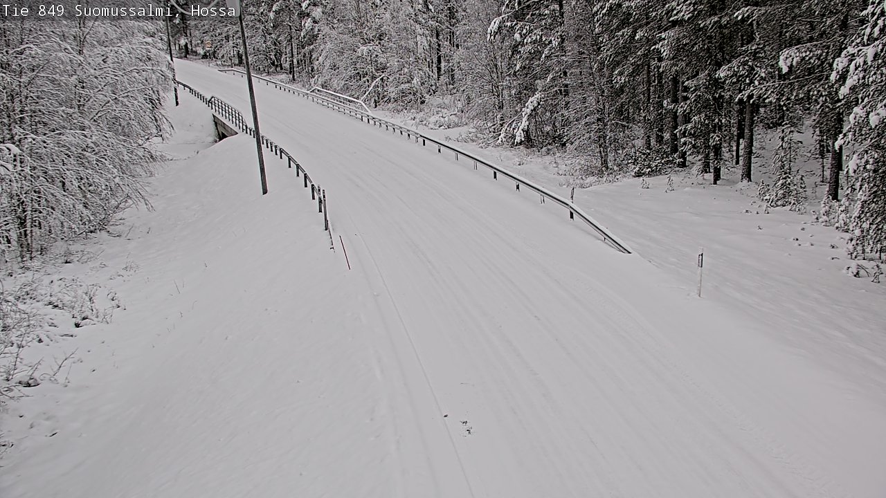 Weather Camera Image Road 950 843 Suomussalmi, Hossa, Suomussalmi, Kainuu