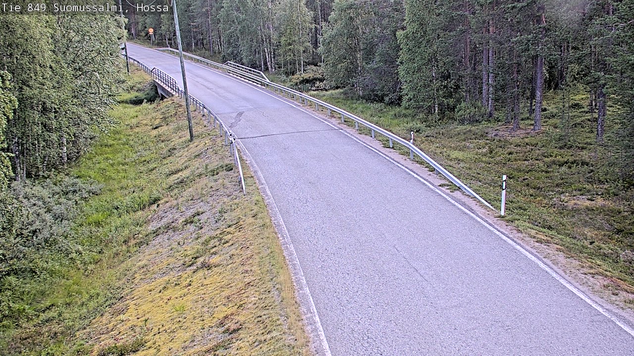 Kelikamerat Kuva Tie 843 Suomussalmi, Hossa, Suomussalmi, Kainuu